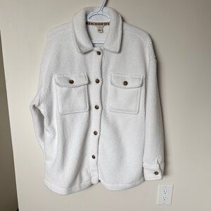 White • Sherpa Jacket • L